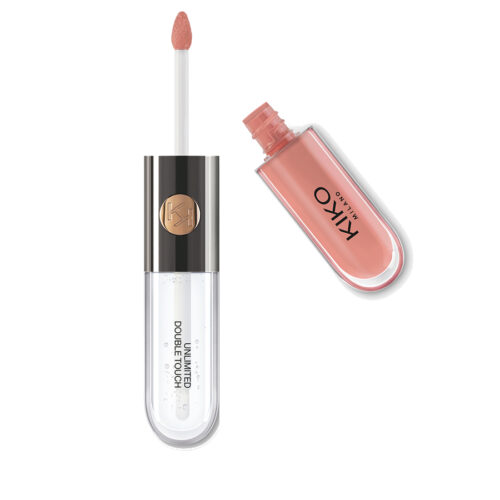 KIKO Milano Unlimited Double Touch divpusēja lūpu krāsa - 102 Satin Rosy Beige