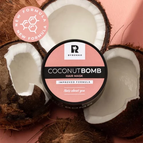 Alternative view of Byrokko Coconut Bomb Hair Masque barojoša matu maska