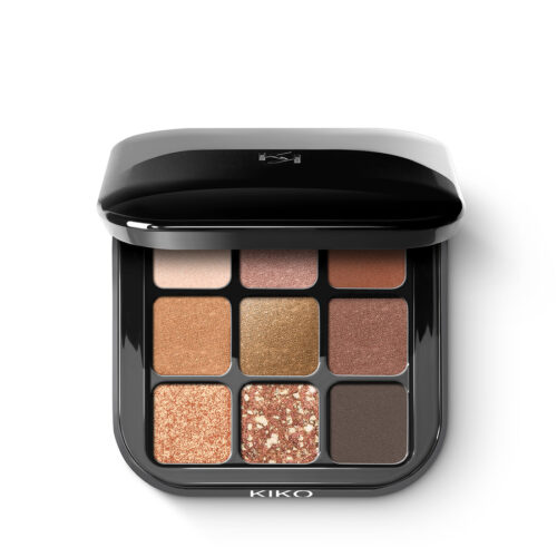 KIKO New Glamour Multi Finish Eyeshadow Palette acu ēnu palete