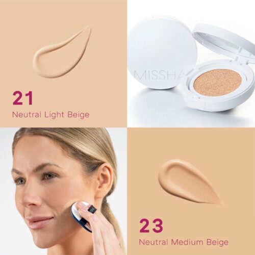Alternative view of MISSHA M Magic Cushion Moist-Up SPF50 mitrinošs kušons-tonālais krēms