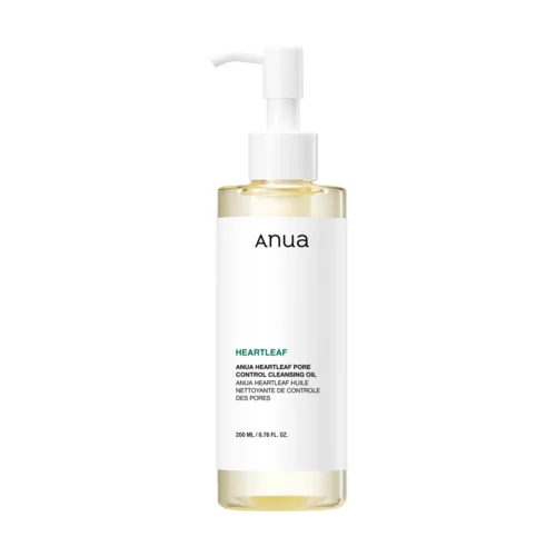 Anua Heartleaf Pore Control Cleansing Oil hidrofīlā eļļa dziļai poru attīrīšanai un kosmētikas noņemšanai