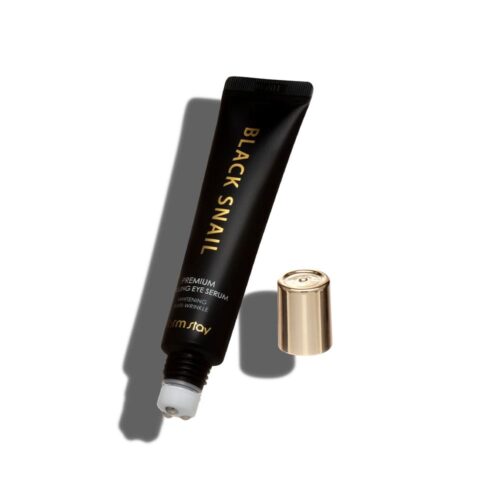 Alternative view of FarmStay Black Snail Premium Rolling Eye Serum pretnovecošanās serums ar rullīti ādai ap acīm
