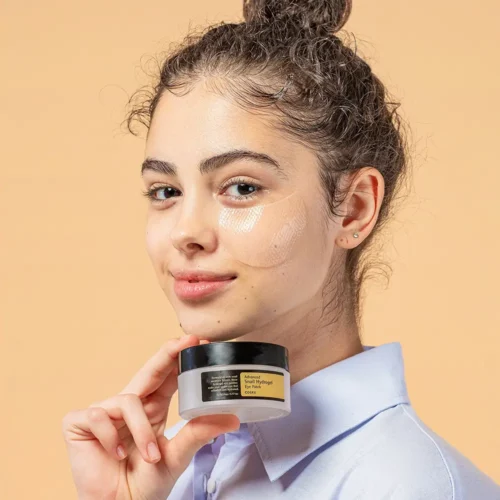 Alternative view of COSRX Advanced Snail Hydrogel Eye Patch mitrinoši un barojoši acu patči