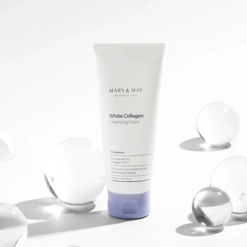 Alternative view of MARY&MAY White Collagen Cleansing Foam putas sejas mazgāšanai ar kolagēnu