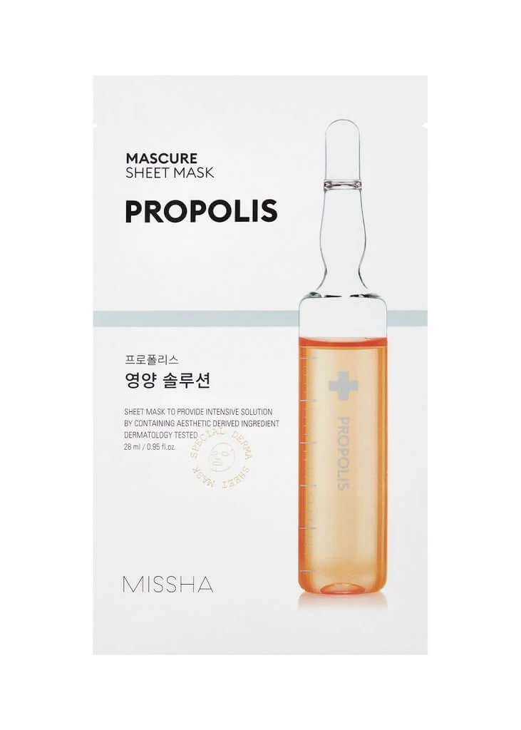 MISSHAMascureNutritionPropolisSheetMask