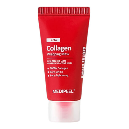MEDI-PEEL Red Lacto Collagen Wrapping Mask plēves maska poru sašaurināšanai - 15 ml