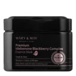 Mary&May Premium Idebenon Blackberry Complex Essence Mask набор антиоксидантных масок для лица