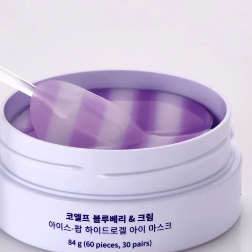 Alternative view of KOELF Blueberry & Cream Ice-pop Hydrogel Eye Mask atsvaidzinoši acu patči