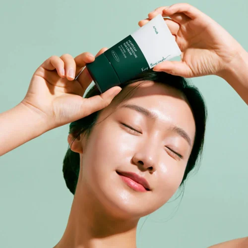 Alternative view of Anua Heartleaf Silky Moisture Sun Cream SPF50+/PA++++ nomierinošs sejas krēms ar SPF50