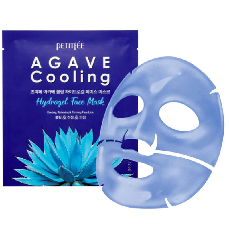 Petitfee-Hydrogel-Face-Mask-AGAVE-COOLING-Nudie-Glow-Australia_800x