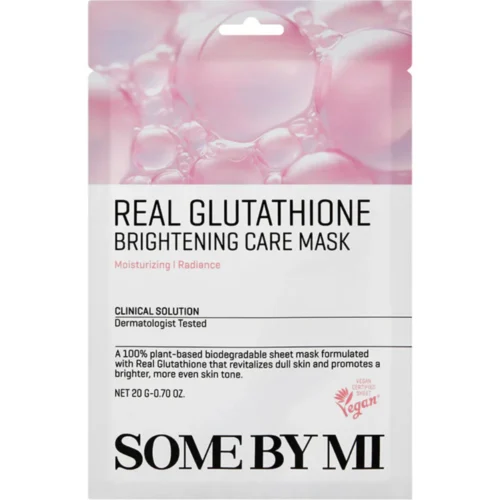 SOME BY MI Real Glutathione Brightening Care Mask izgaismojoša sejas maska