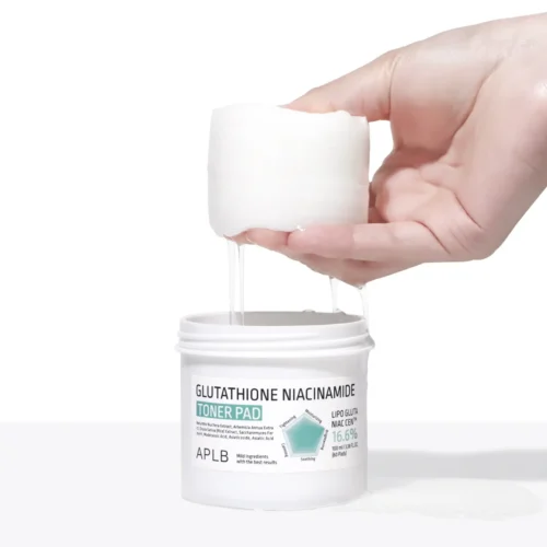 Alternative view of APLB Glutathione Niacinamide Toner Pad plāksnītes sejas attīrīšanai ar niacinamīdu