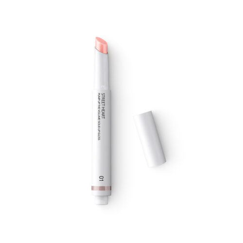 KIKO Street Heart Pump Up The Volume! Solid Lip Gloss mitrinošs apjoma efekta zīmuļveida lūpu spīdums
