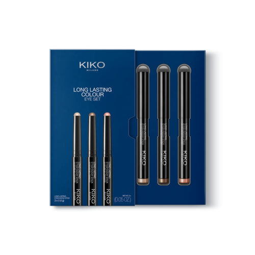 KIKO Long Lasting Colour Eye Set zīmuļveida acu ēnu komplekts