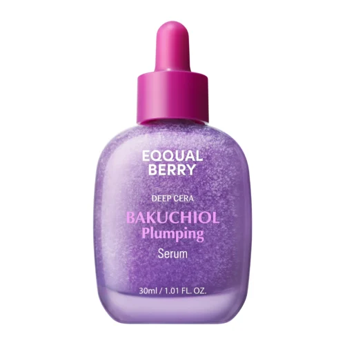 EQQUALBERRY Bakuchiol Plumping Serum nostiprinošs pretnovecošanās serums ar bakučiolu