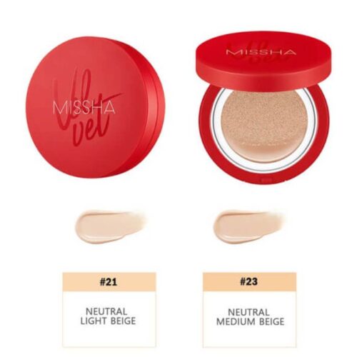 Alternative view of MISSHA Velvet Finish Cushion SPF50+/PA+++ тональный крем - кушон