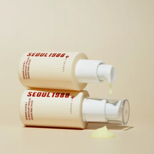 Alternative view of K-SECRET SEOUL 1988 Serum : Retinal Liposome 2% + Black Ginseng pretnovecošanās serums