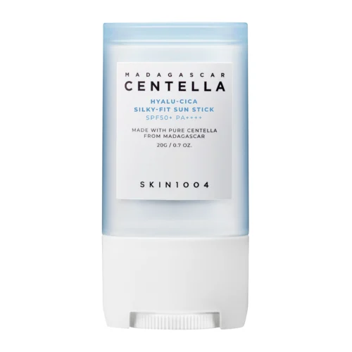 SKIN1004 Madagascar Centella Hyalu-Cica Silky-fit Sun Stick zīmuļveida saules aizsarglīdzeklis ar SPF50+