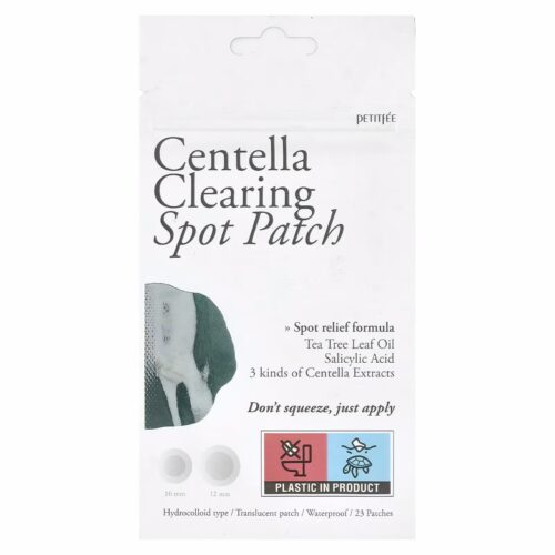 Petitfee Centella Clearing Spot Patch patči pret pinnēm