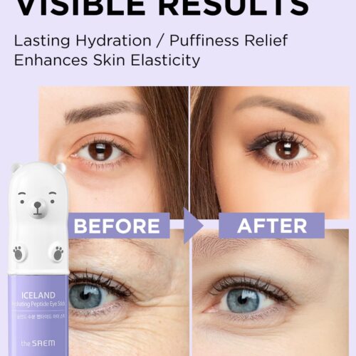 Alternative view of THE SAEM Iceland Hydrating Peptide Eye Stick atvēsinošs zīmulis ādai ap acīm ar peptīdiem