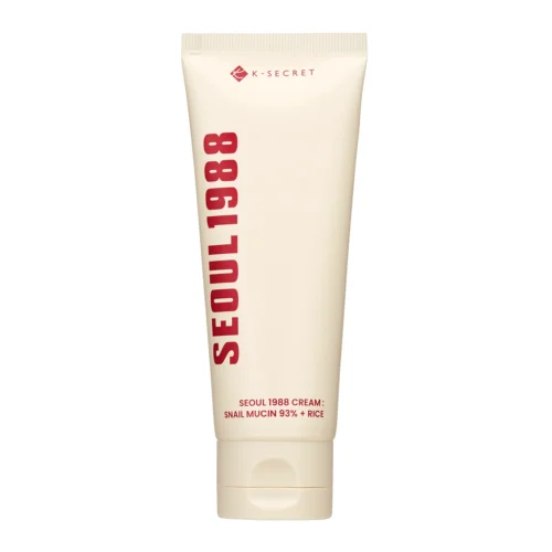 K-SECRET SEOUL 1988 Cream : Snail Mucin 93% + Rice успокаивающий крем для лица