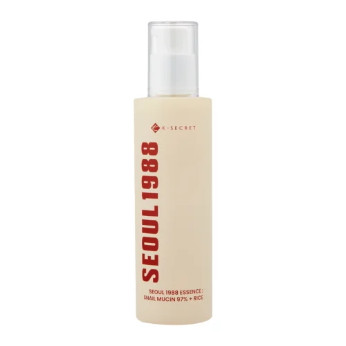 K-SECRET - SEOUL 1988 Essence : Snail Mucin 97% + Rice mitrinoša esence - serums