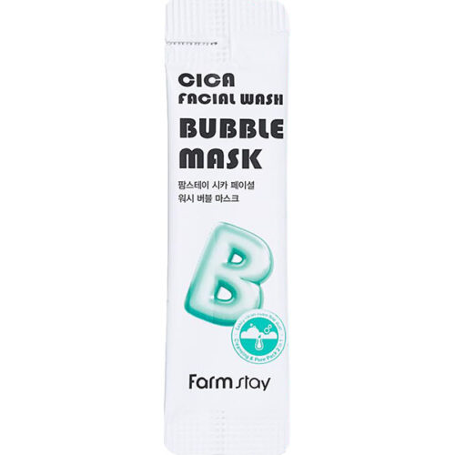 Farmstay Cica Facial Wash Bubble Mask putojoša sejas maska