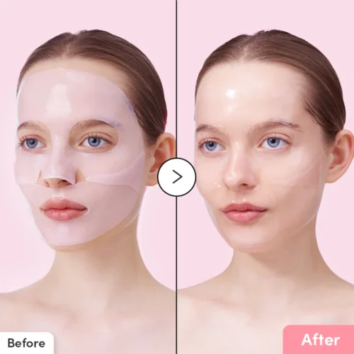 Alternative view of EQQUALBERRY Collagen Pore Tight Up Hydrogel Mask sejas maska poru sašaurināšanai