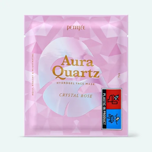 PETITFEE Aura Quartz Hydrogel Face Mask Crystal Rose hidrogela sejas maska