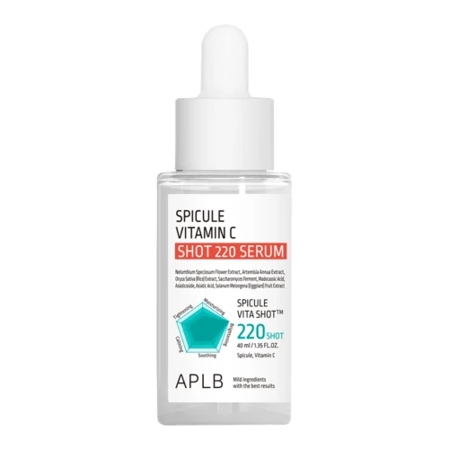 APLB Spicule Vitamin C Shot 220 Serum C vitamīna serums ar mikroadatām