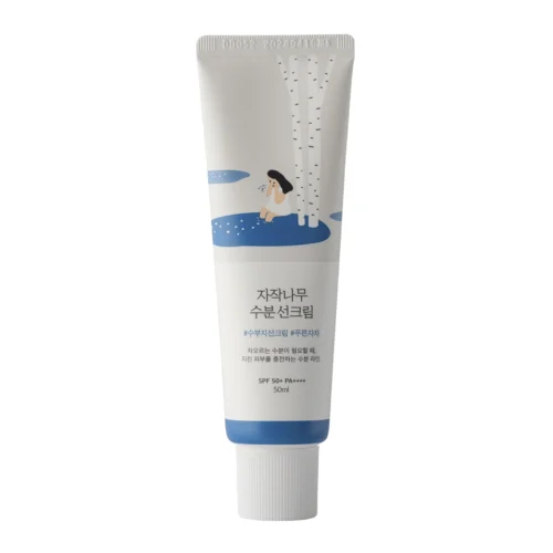Round Lab Birch Juice Moisturizing Sun Cream SPF50+ PA++++ увлажняющий солнцезащитный крем