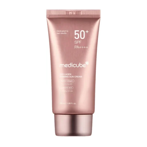 Medicube Collagen Firming Sun Cream 50+SPF PA++++ тонированный солнцезащитный крем