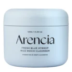 Arencia Fresh Blue Hyssop Rice Mochi Cleanser увлажняющее и глубоко очищающее средство для умывания лица