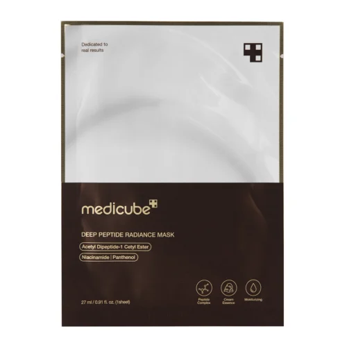 Medicube Deep Peptide Radiance Mask izgaismojoša pretnovecošanās sejas maska ar peptīdiem