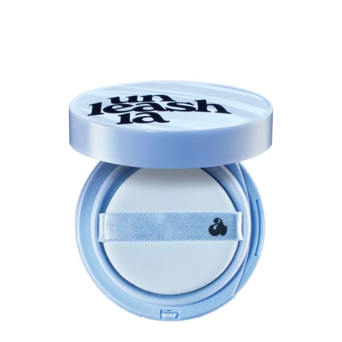 Unleashia Babe Skin Baby Blue Cushion SPF 40 PA++ matējošs kušons-tonālais krēms