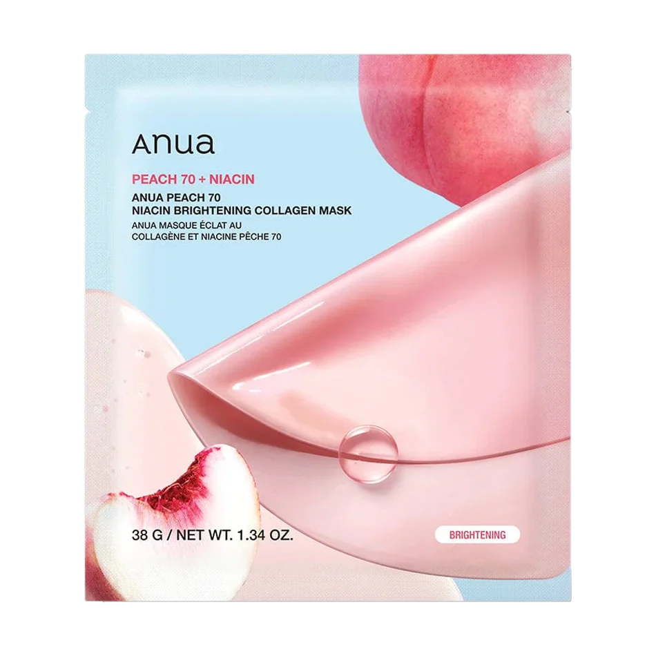 AnuaPeach70NiacinBrighteningCollagenMask