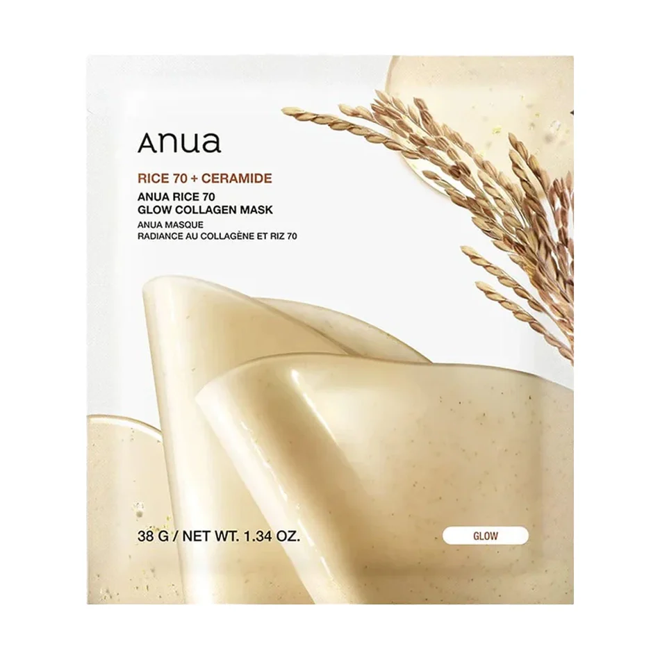 AnuaRice70GlowCollagenMask