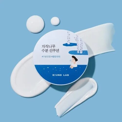 Alternative view of Round Lab Birch Juice Moisturizing Sun Cushion saules aizsargkrēms-kušons SPF50+