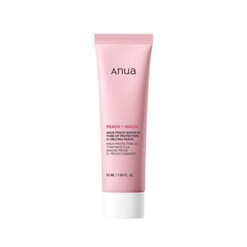 Anua Peach Niacin UV Tone Up Protection SPF50+ saules aizsargkrēms ar toni