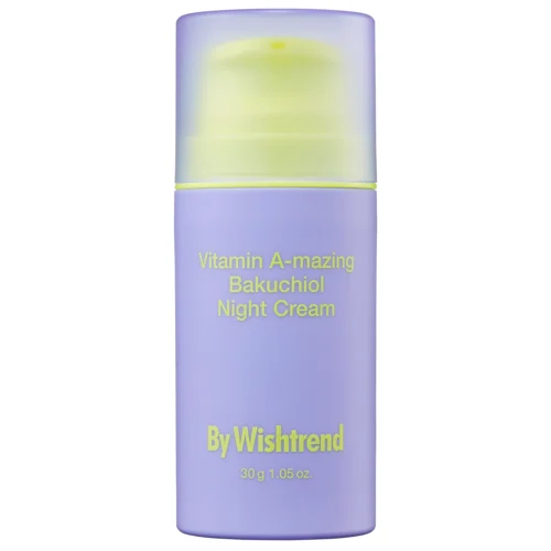 By Wishtrend Vitamin A-mazing Bakuchiol Night Cream nakts krēms ar retinolu un bakučiolu