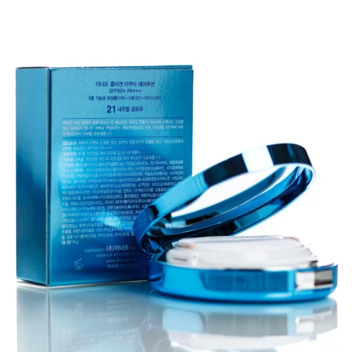 Alternative view of ENOUGH Collagen Aqua Air Cushion SPF50+ PA+++ mitrinošs kušons-tonālais krēms