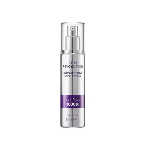 MISSHA Time Revolution Retinol 1000 Shot Spicule Serum pretnovecošanās serums ar mikroadatām