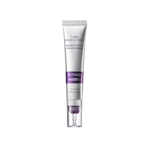 MISSHA Time Revolution Retinol 4000 Shot Intensive Cream intensīvs pretgrumbu krēms
