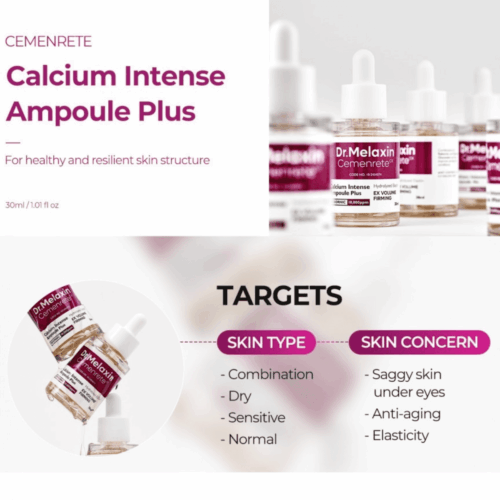Alternative view of Dr.Melaxin Cemenrete Calcium Intense Ampoule intensīvs pretnovecošanās serums