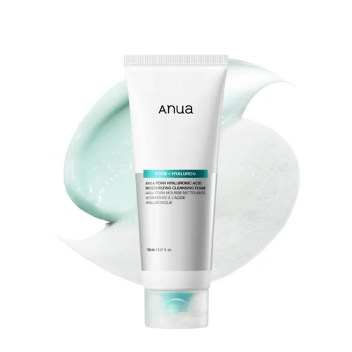 Anua PDRN Hyaluronic Acid Moisturizing Cleansing Foam mitrinošas putas sejas mazgāšanai