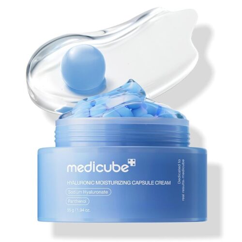 Medicube Hyaluronic Moisturizing Capsule Cream mitrinošs krēms ar kapsulām