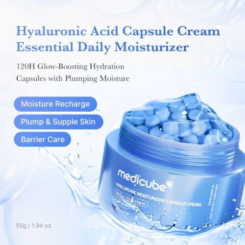 Alternative view of Medicube Hyaluronic Moisturizing Capsule Cream mitrinošs krēms ar kapsulām