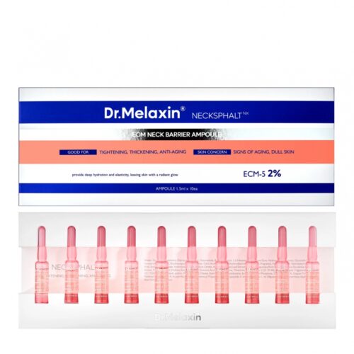 Dr.Melaxin Nexphalt ECM Neck Barrier Ampoule koncentrēts serums kakla ādai