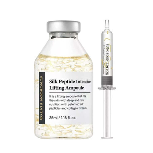 Sungboon Editor Silk Peptide Intensive Lifting Ampoule liftinga serums ar zeltu un peptīdiem