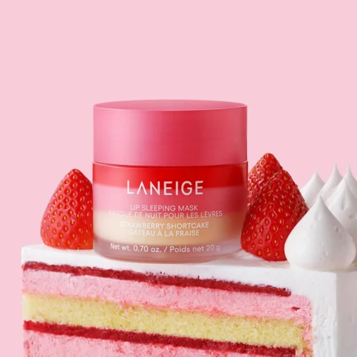 Alternative view of LANEIGE Lip Sleeping Mask Strawberry Shortcake intensīva nakts lūpu maska